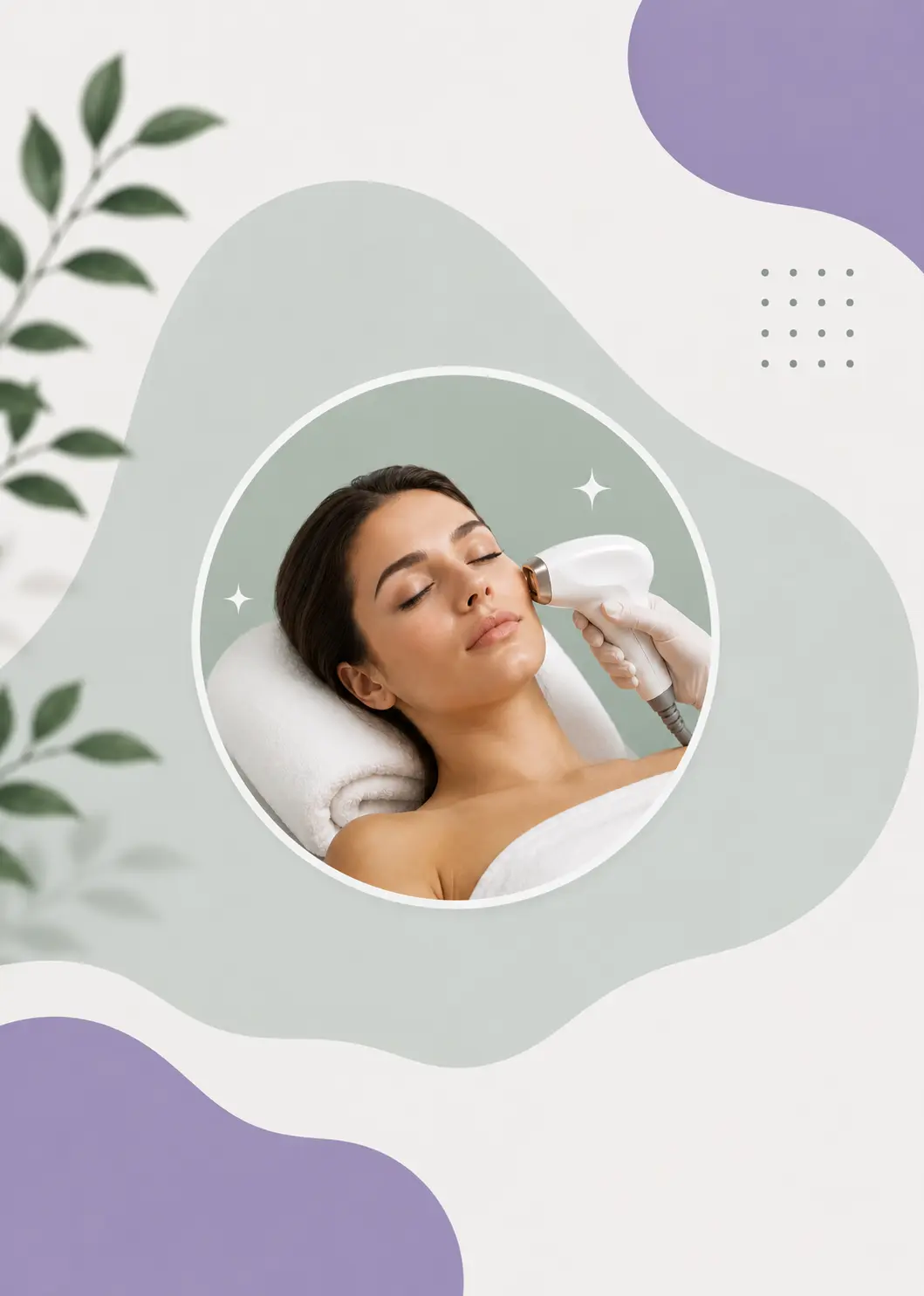 Relaxing aesthetic treatment and skin care products