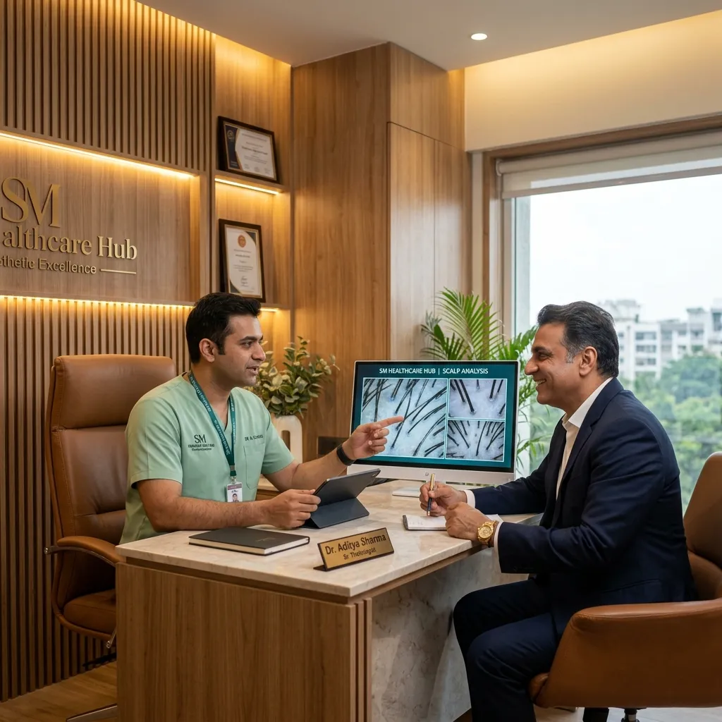 Hair restoration procedure at SM Hub