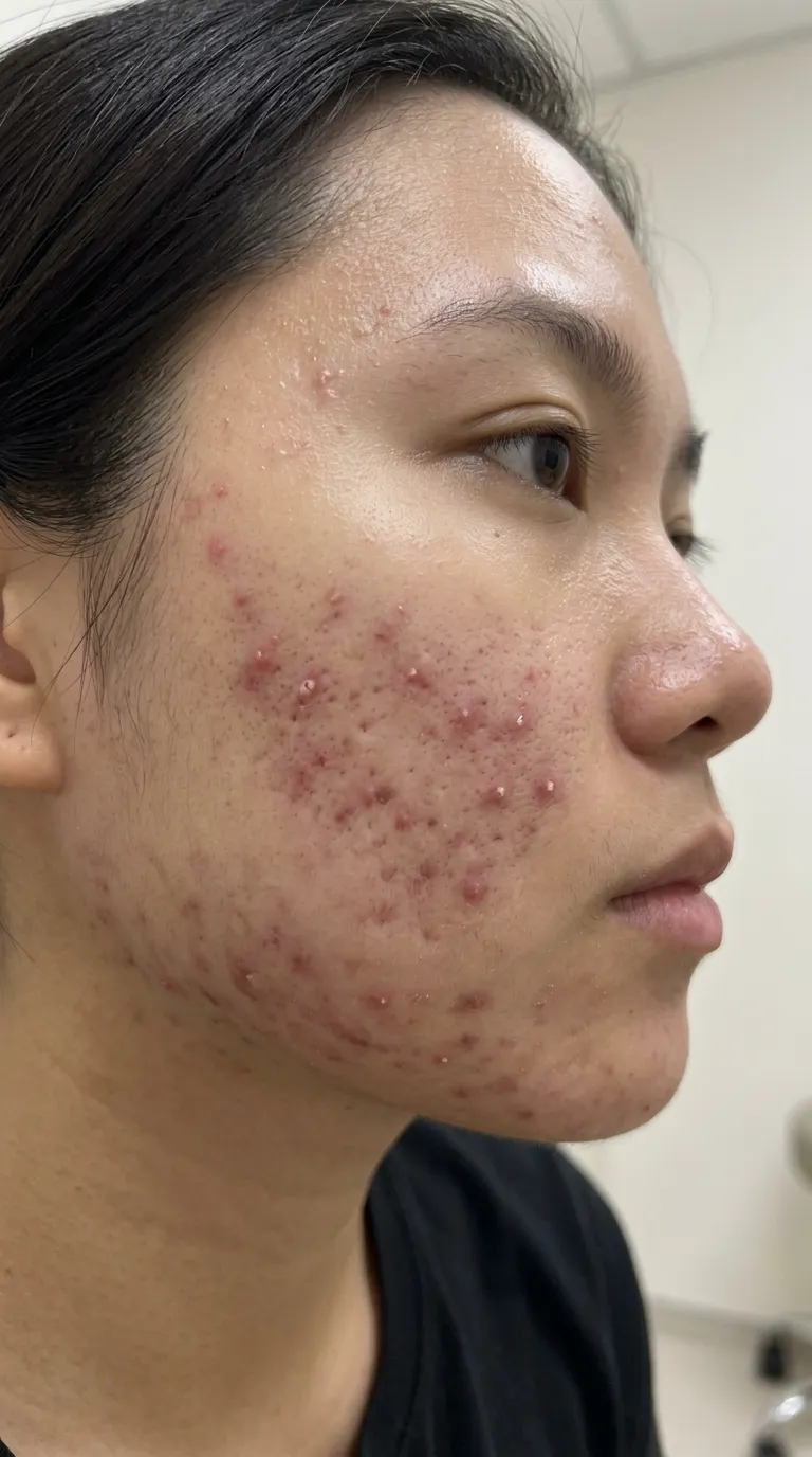 Skin consultation before acne care