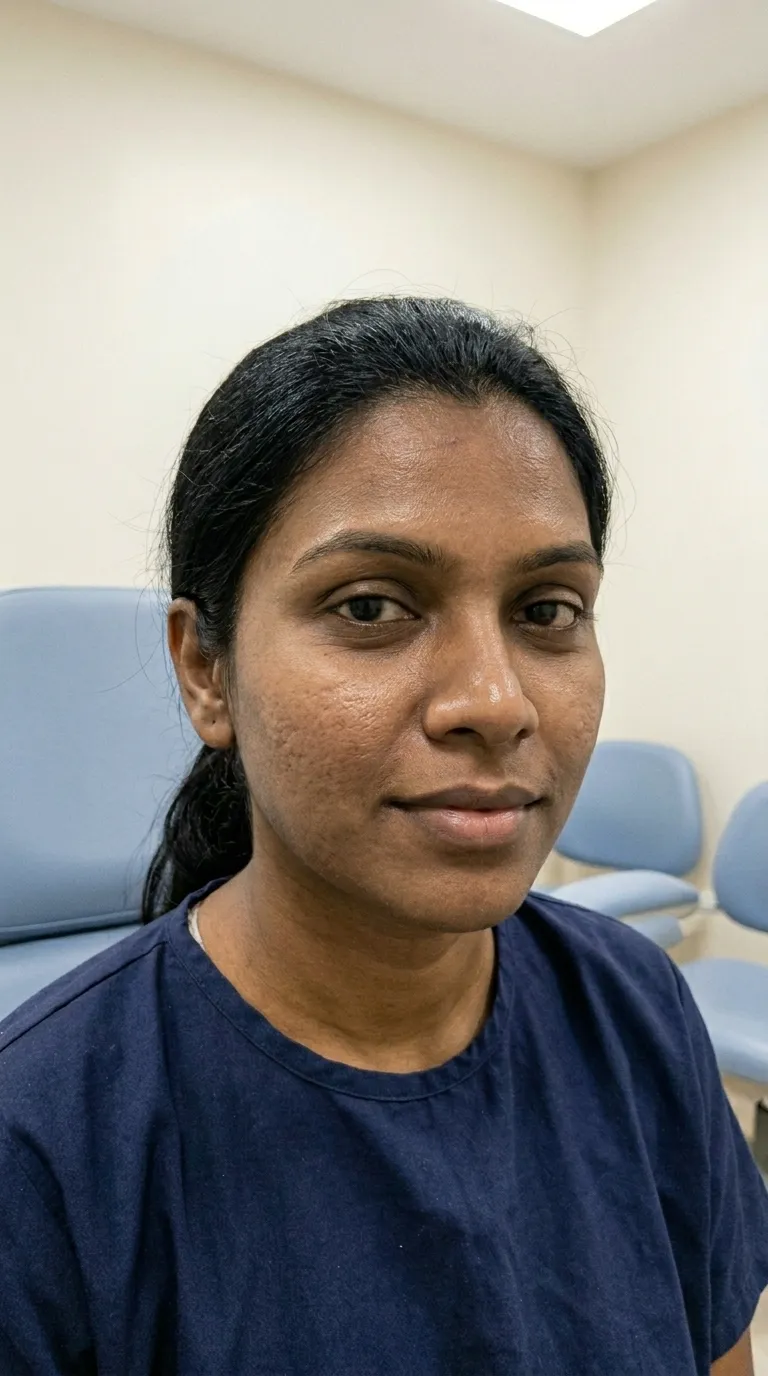 Skin after scar removal treatment